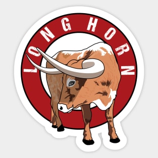 Long Horns Sticker